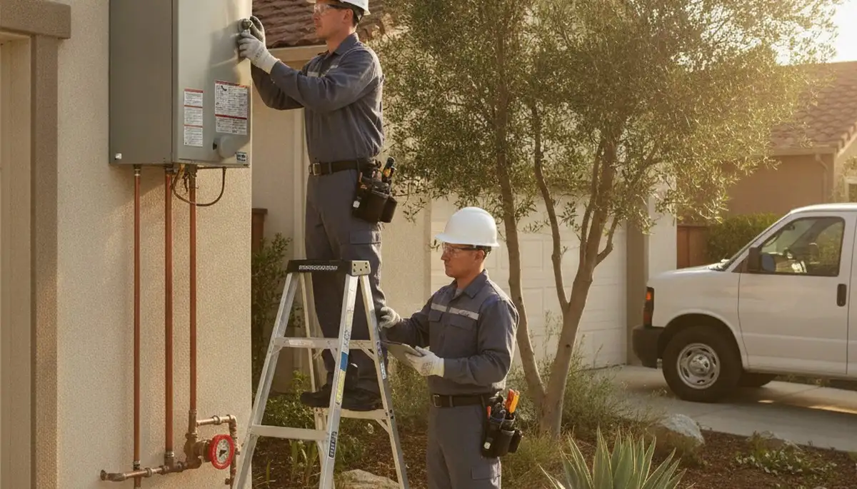Plumbing repair technician serving Mountain View, CA for leak and drain service