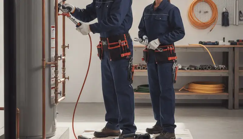 Plumber repairing a leaking pipe in Mountain View, CA for reliable home plumbing service