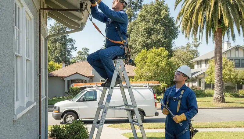 Plumber repairing a pipe in Mountain View, CA for reliable plumbing service