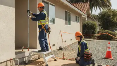 Plumber repairing a leak in Mountain View, CA for a trusted plumbing repair service