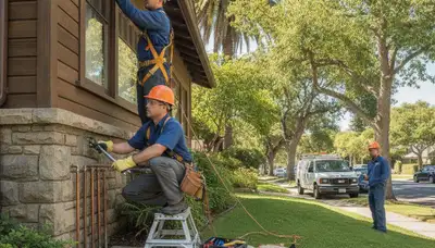 Plumber repairing a leak in Mountain View, CA for plumbing repair services