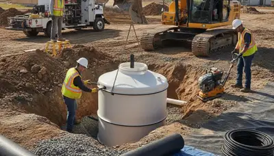 Septic tank installation for Mountain View, CA homes by On Call Plumbers