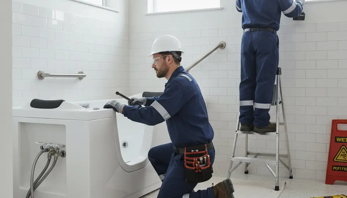Walk in tub installation for Mountain View, CA homes by local plumbing repair professionals